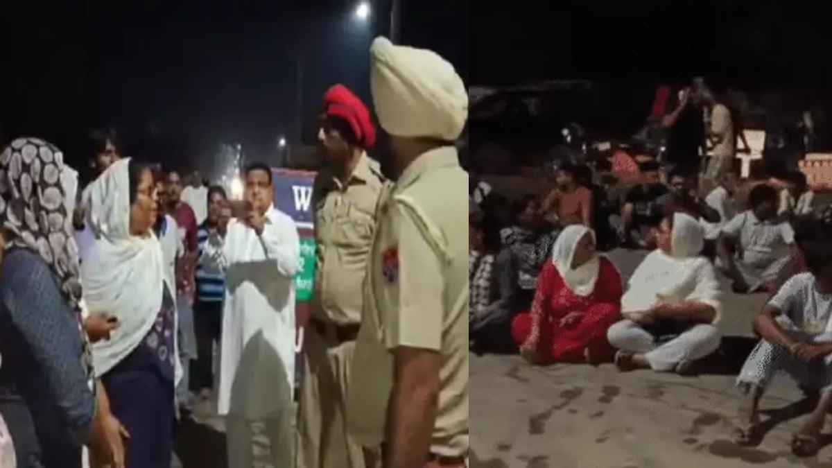 लुधियाना में 2 बच्चों से कुकर्म, युवकों ने दौड़ा-दौड़ा कर पीटा, भड़के परिजनों का थाने के बाहर धरना