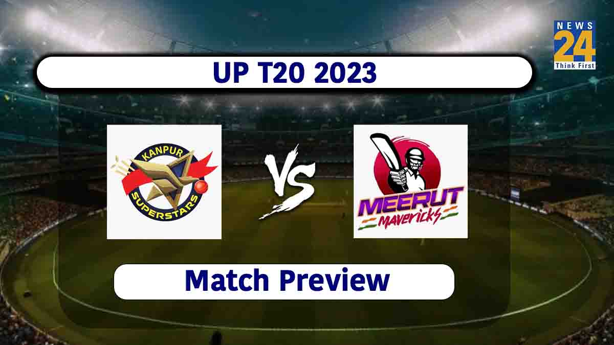 UP T20 league 2023 Meerut Mavericks vs Kanpur Superstars