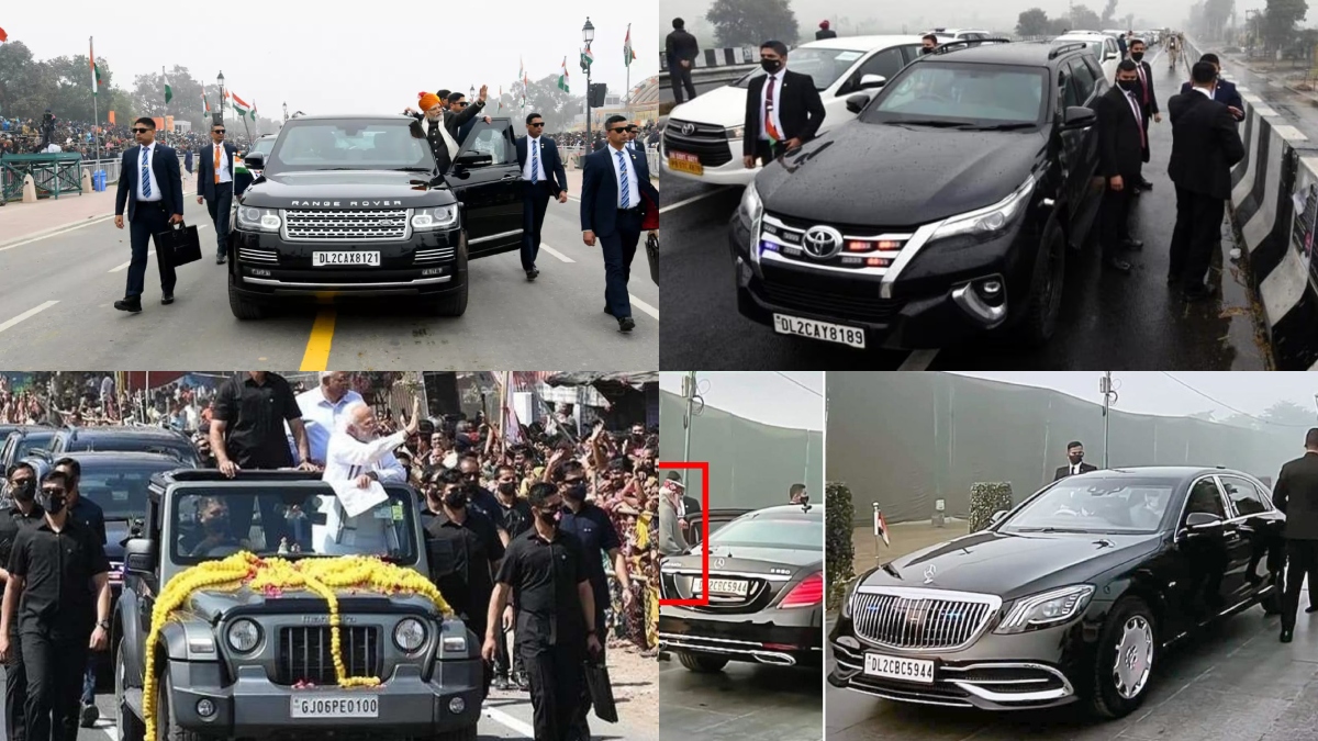 pm modi convoy cars