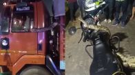 Viral Video, python on truck and bike, python Video, python on Truck, Greater Noida Video Video, Video News