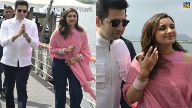 Parineeti Chopra And Raghav Chadha First Public Appearance