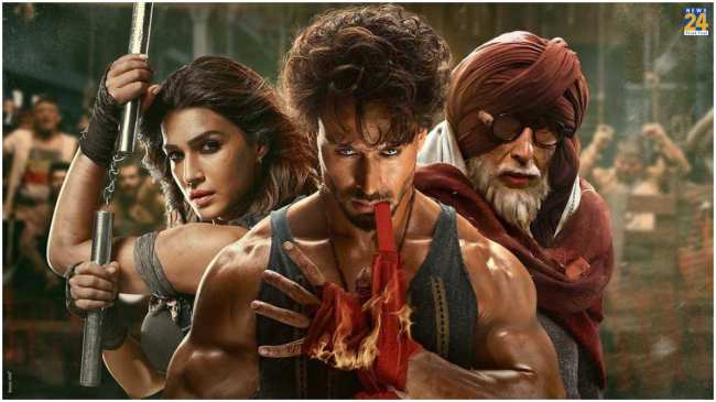 Tiger Shroff Kriti Sanon Amitabh Bachchan Film Ganapath Teaser