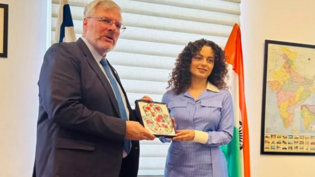 Kangana Ranaut With Israel Ambassador