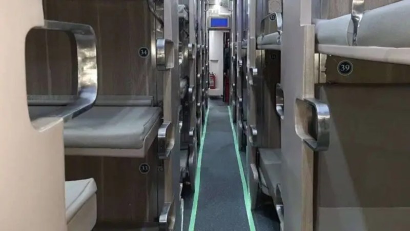 indian Railway, plane-like design, new AC coach,