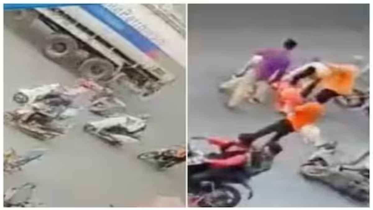 Pune Road Accident : पेट्रोल टैंकर ने स्कूटर को टक्कर मारी, 3 वर्षीय जुड़वां बहनों की मौत, माता-पिता घायल