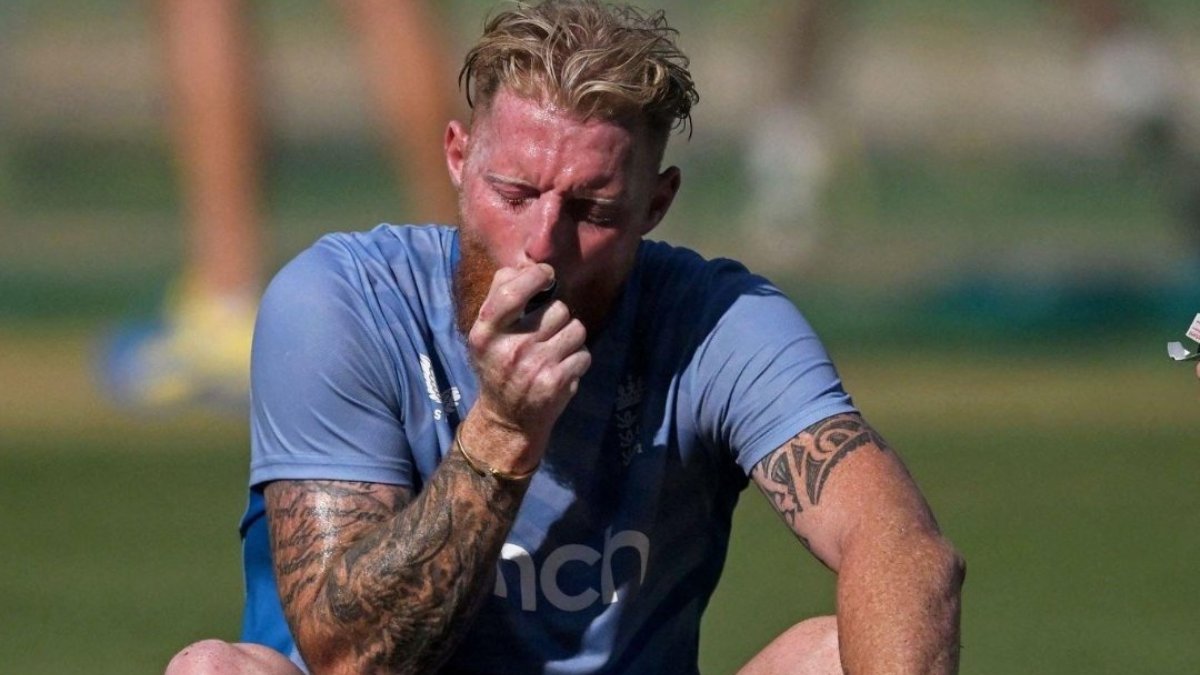 Ben Stokes using inhaler during England practice session ahead of match against Sri Lanka