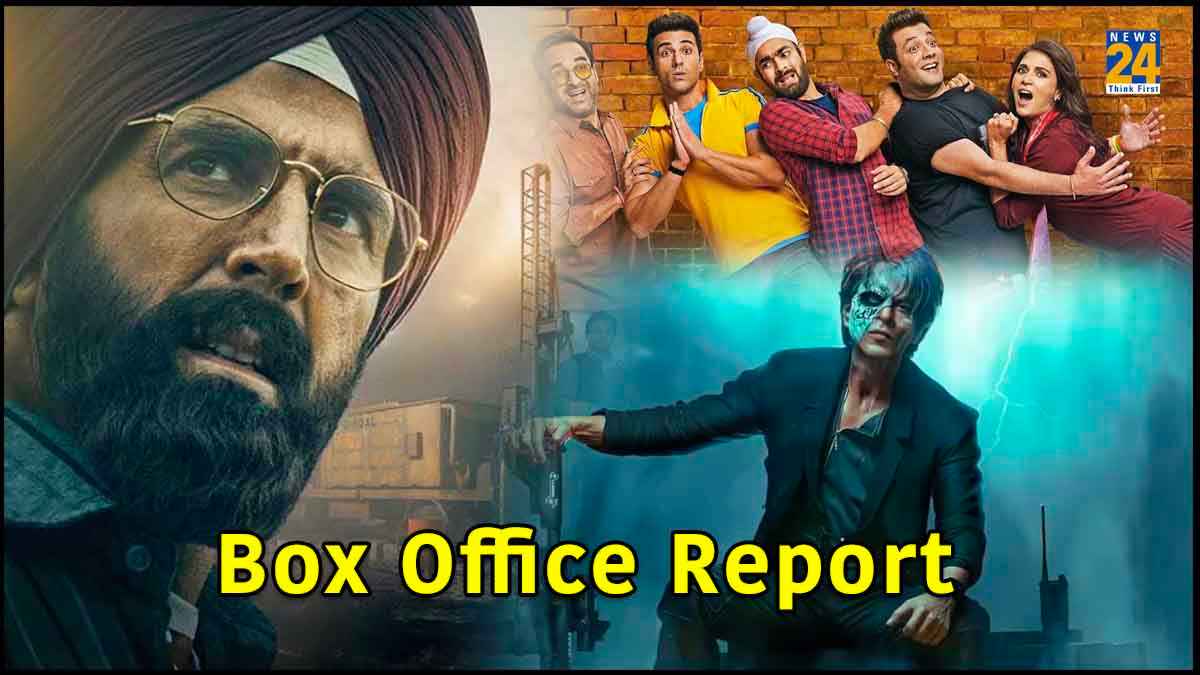 Box Office Report: चौथे दिन दिखी ‘मिशन रानीगंज’ और 'फुकरे 3' के बीच जबरदस्त टक्कर, 'जवान' ने की महज इतनी कमाई