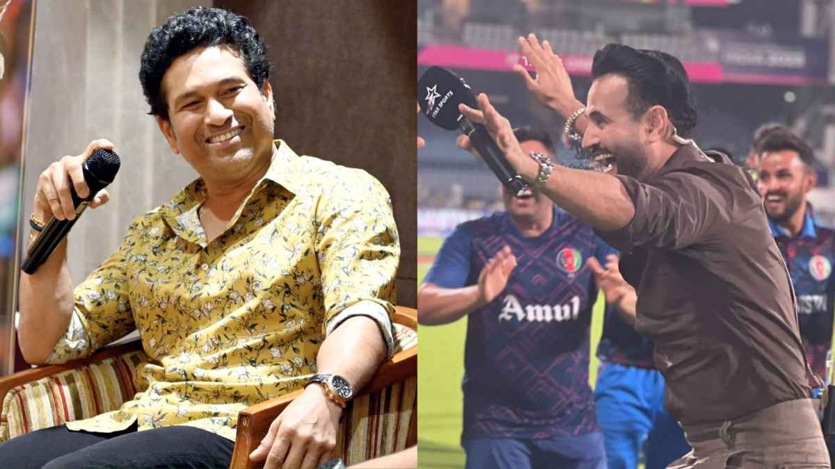 Sachin Tendulkar Hilarious Jhoome jo Pathan Special Birthday Wish For Irfan Pathan