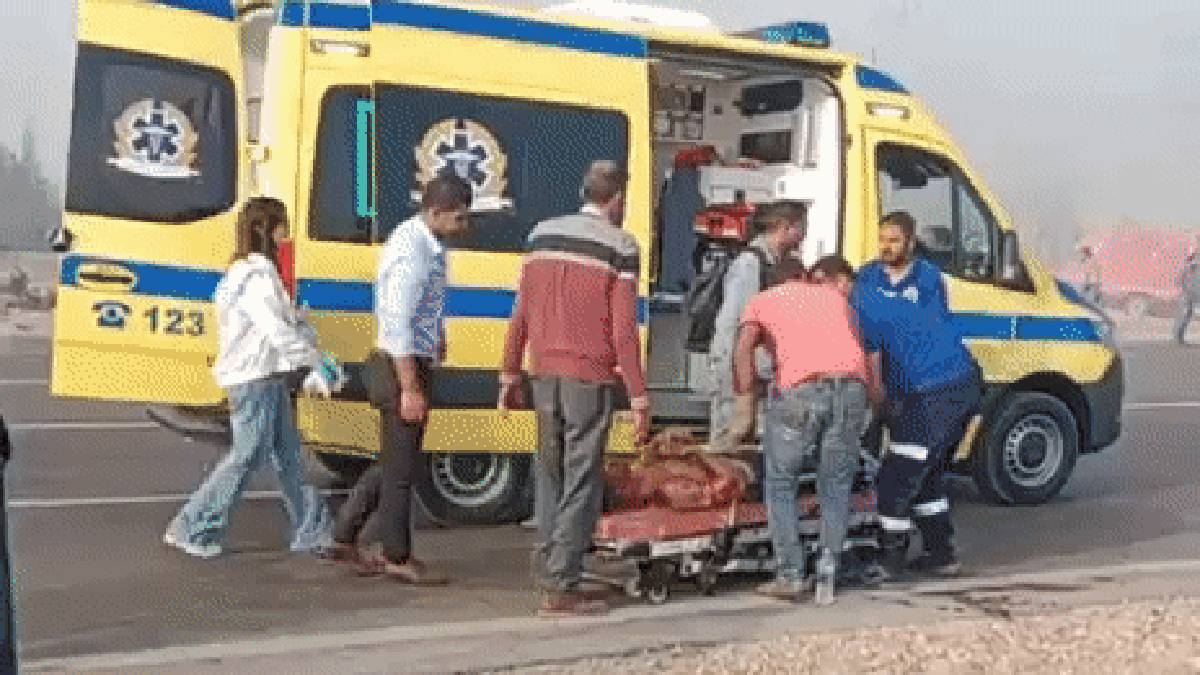 Egypt Road Accident vehicles collided each other in Behera