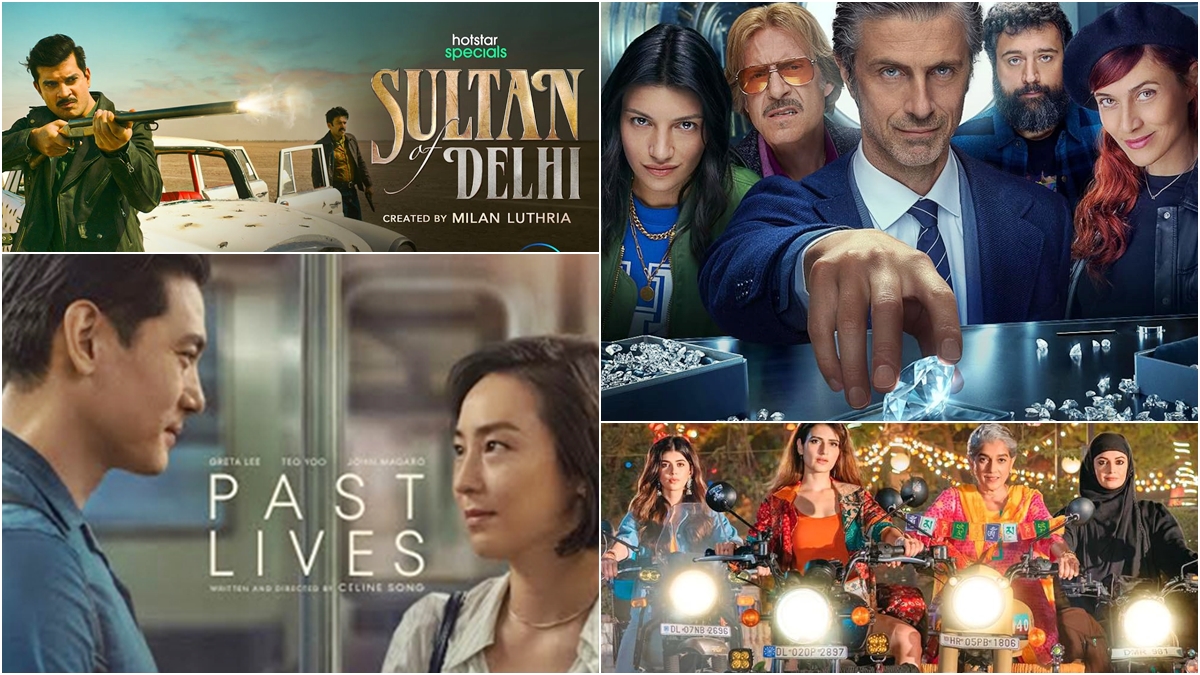 Friday 13 October movies web series releases Dhak Dhak Sultan of Delhi Everybody Loves Diamonds Lessons Chemistry Past Lives Netflix ZEE5 SonyLIV theatres prime video