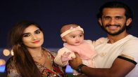 Hasan Ali with wife IND vs PAK