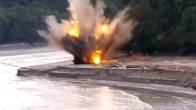 Huge Explosion In Army Ammunition Along Teesta River In Sikkim