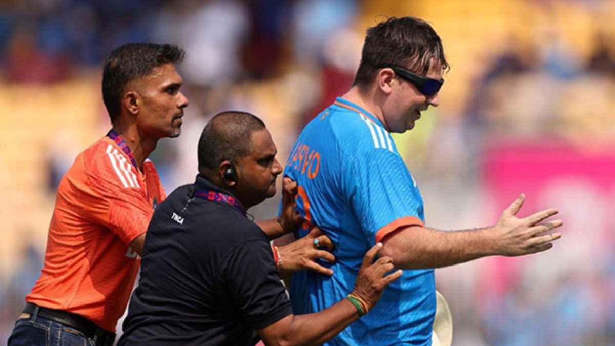 ICC bans Jarvo from World Cup 2023