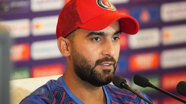 IND vs AFG Hashmullah shidi