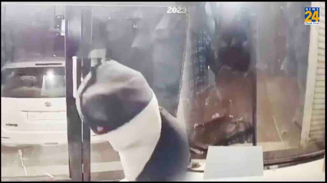 Thieves came to rob ATM