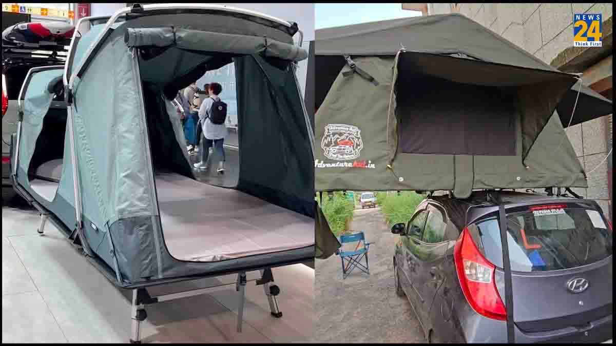 Camping Tent For Car: कार की छत पर लग जाएगा टैंट हाउस, 2 लोग आसानी से सो सकते हैं 