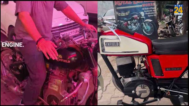 Royal Enfield 1974 diesel and 1978 mini bullet 200 cc