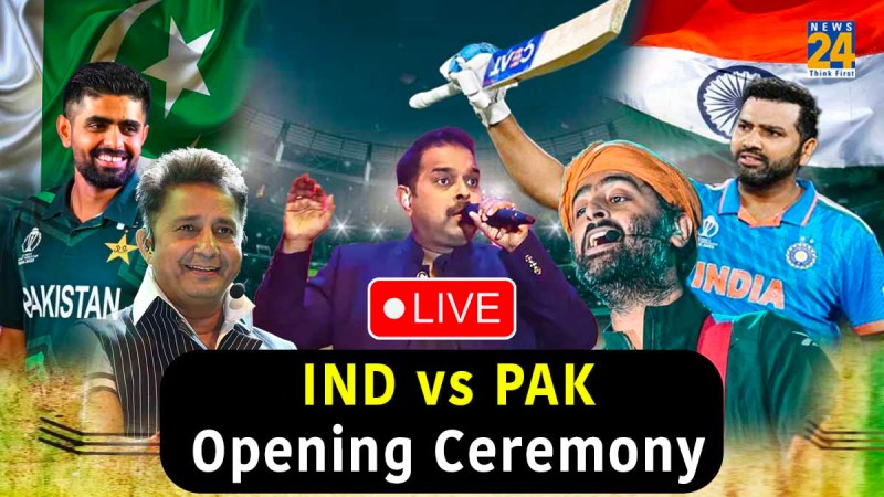 ODI World Cup 2023 IND vs PAK Opening Ceremony Live