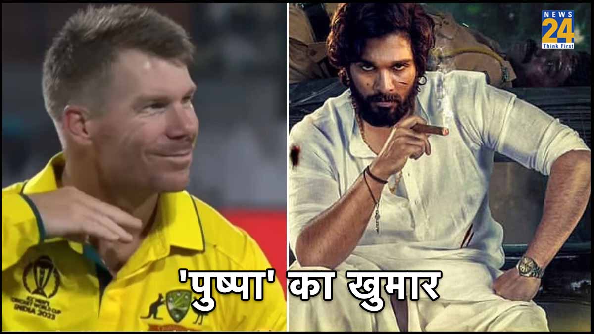 David Warner Allu Arjun ODI World Cup 2023