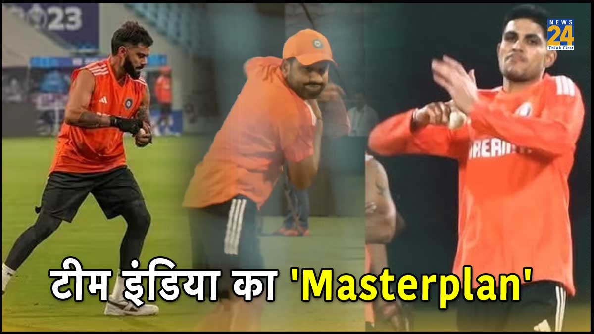 IND vs ENG Rohit Kohli Surya and Gill bowling Practice in absence of Hardik Pandya ODI World CUp 2023