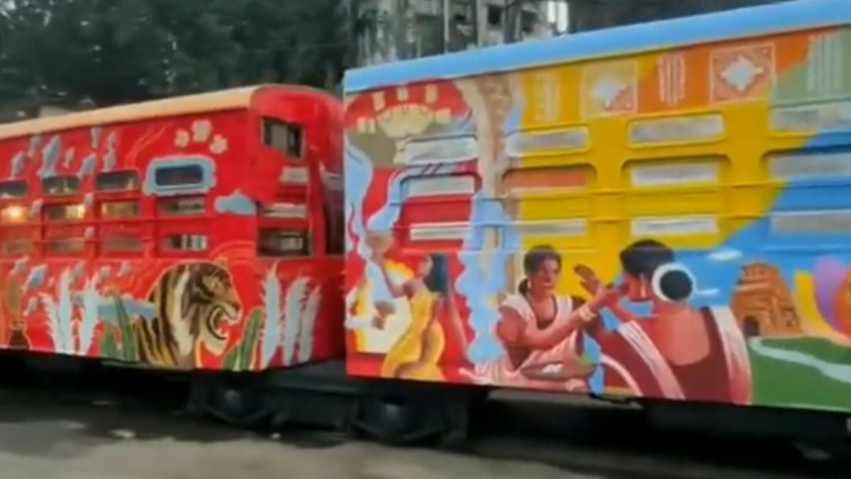 Kolkata Tram Service Durga Puja Celebration