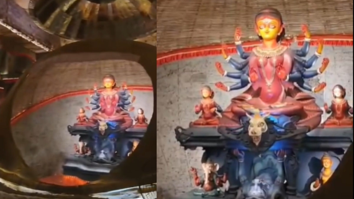 Watch Video: OMG गोलगप्पे के अंदर मां दुर्गा, नहीं देखा होगा पानी पूरी से बना ऐसा पंडाल थीम