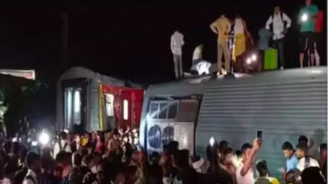 North East Express Train Accident Delhi to Kamakhya Bihar Buxar North East Express Train Accident Delhi to Kamakhya Bihar Buxar
