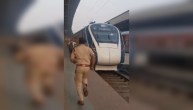 Passenger Foot Slipped From Vande Bharat Video Viral