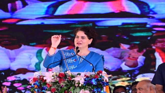 Priyanka Gandhi, Panchayati Mahasammelan, Chhattisgarh News, Kanker News