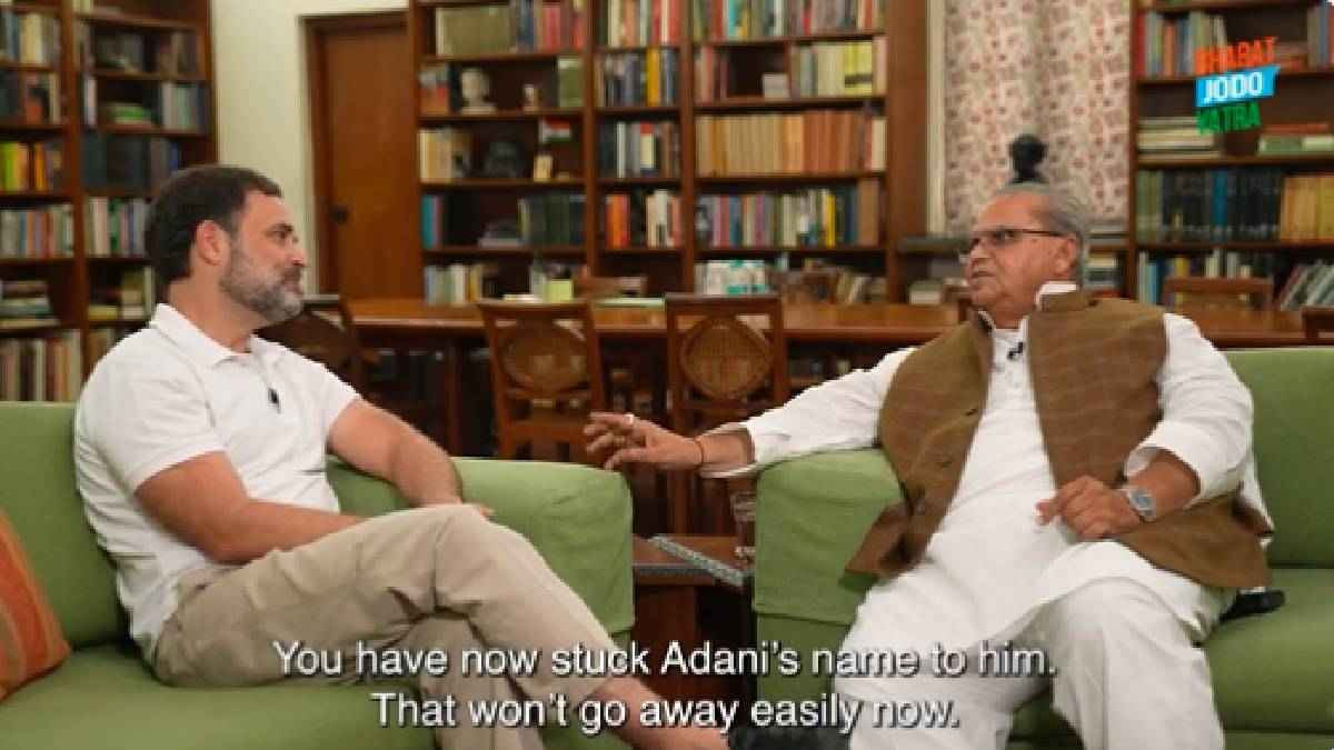 राहुल गांधी ने लिया सत्यपाल मलिक का इंटरव्यू; वीडियो शेयर कर पूछा- क्या ये बातचीत ED-CBI की भागदौड़ बढ़ा देगी?