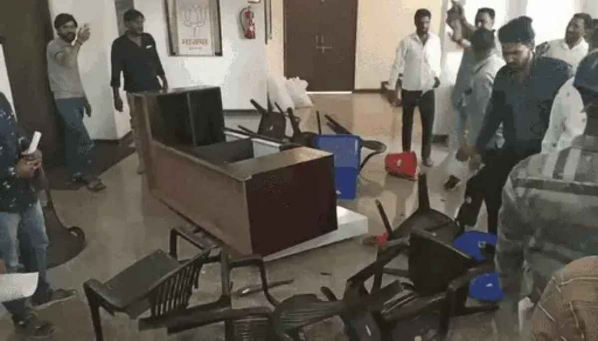 राजसमंद में कार्यकर्ताओं ने दीप्ति का ऑफिस फूंका, चित्तौड़गढ़ में सीपी जोशी के घर पर पथराव