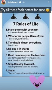 Rishabh Pant 7 Rules of Life