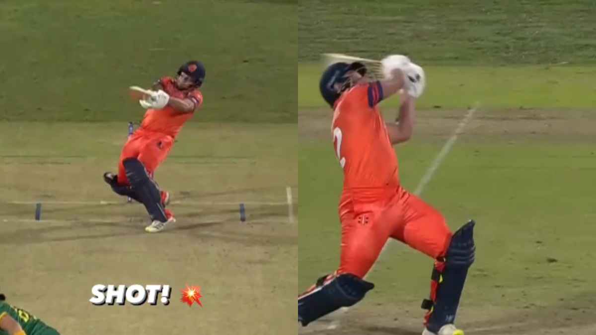 SA vs NED: What A Shot! नीदरलैंड के बल्लेबाज ने ईजाद किया नया शॉट, अपर कट हेलीकॉप्टर देख गेंदबाज भी दंग, देखें वीडियो