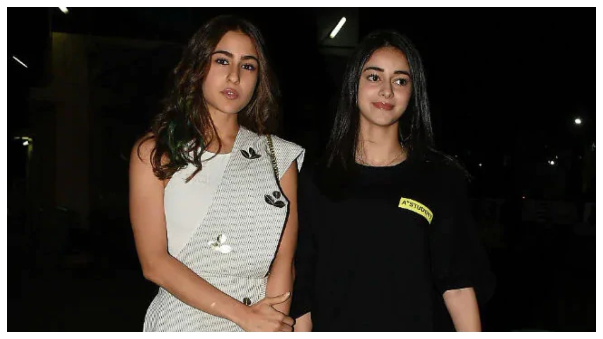 Sara Ali Khan-Ananya Panday Workout Video