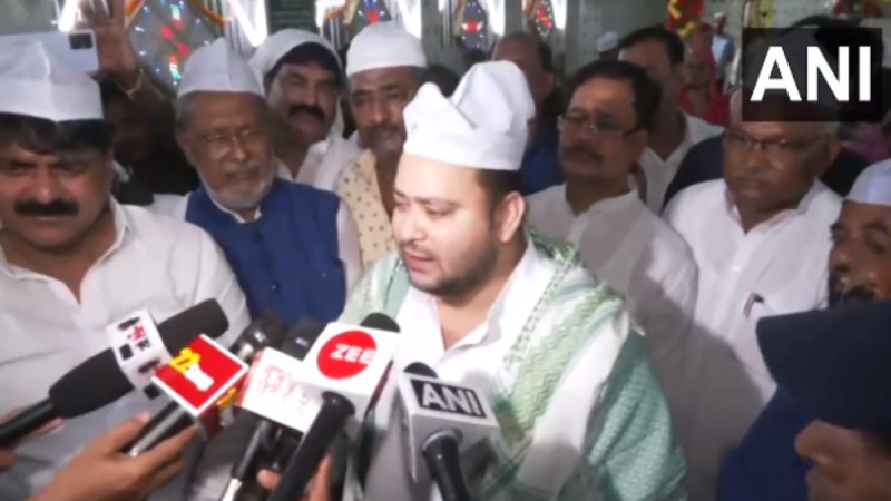 Tejashwi yadav, Tejashwi yadav video, Sanjay Singh Arresting, ED,