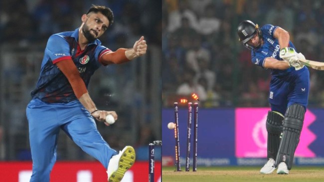 Naveen Ul Haq bowled Jos Buttler in ENG vs AFG Match World Cup 2023 Watch Video Naveen Ul Haq bowled Jos Buttler in ENG vs AFG Match World Cup 2023 Watch Video