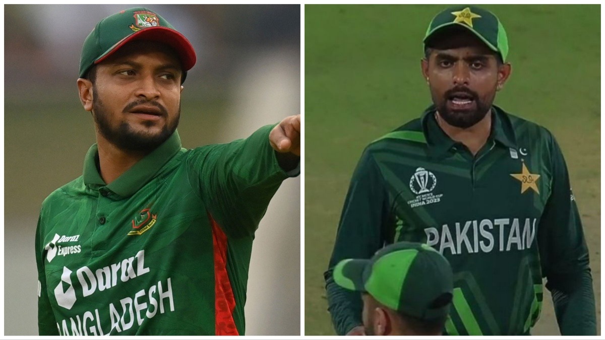 Shakib Al Hasan Babar Azam PAK vs BAN Toss Report ODI World Cup 2023