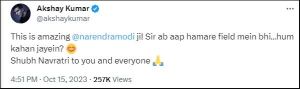 Akshay Kumar Reaction On Narendra Modi Garbo Song