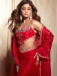 Shilpa Shetty shares red dress photos on instagram