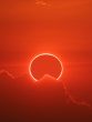 Solar Eclispe Ring Of Fire