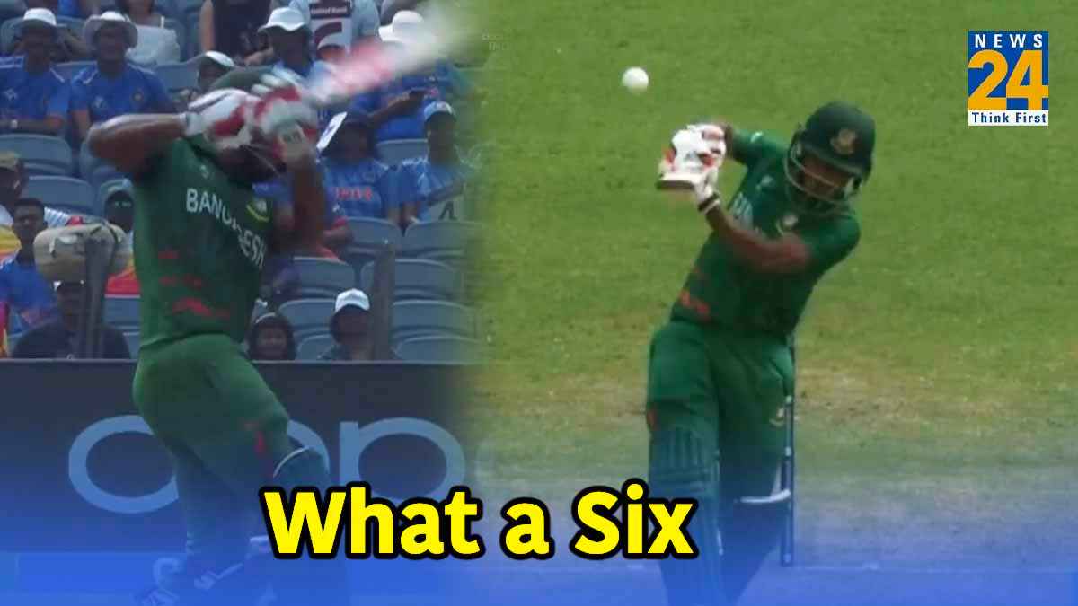 What a Six: बुमराह को जरूर लगा छक्का, लेकिन बांग्लादेशी बल्लेबाज की नजाकत ने जीत लिया दिल, VIDEO