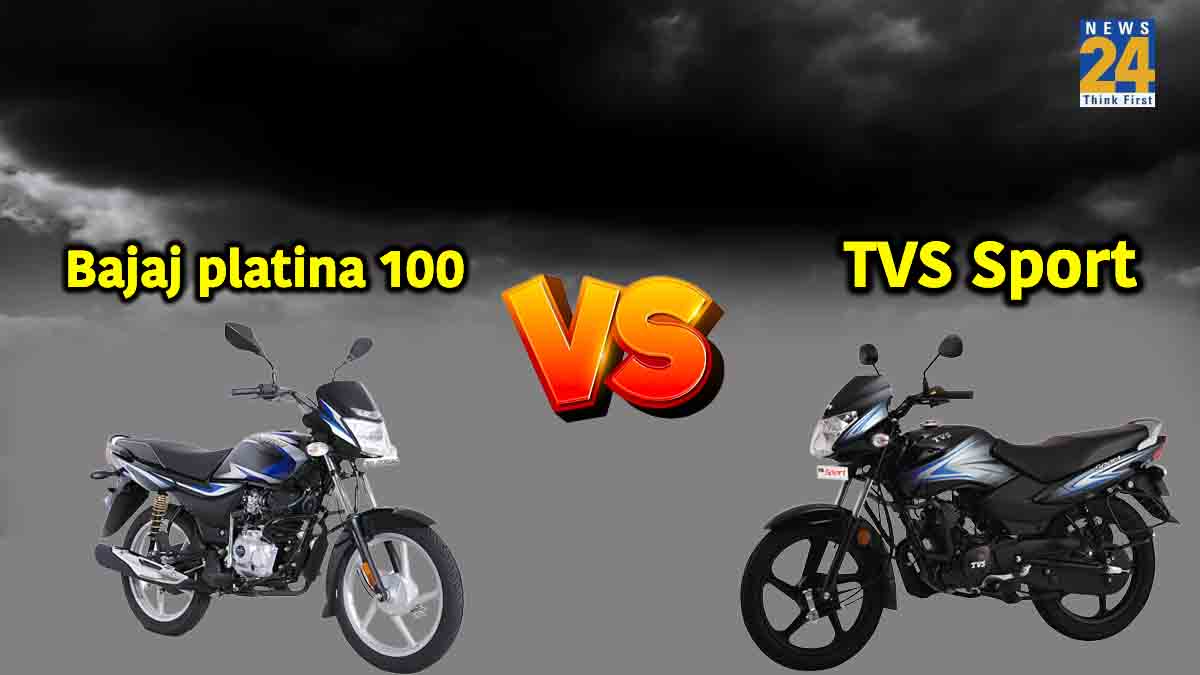 Bajaj platina 100 VS TVS Sport