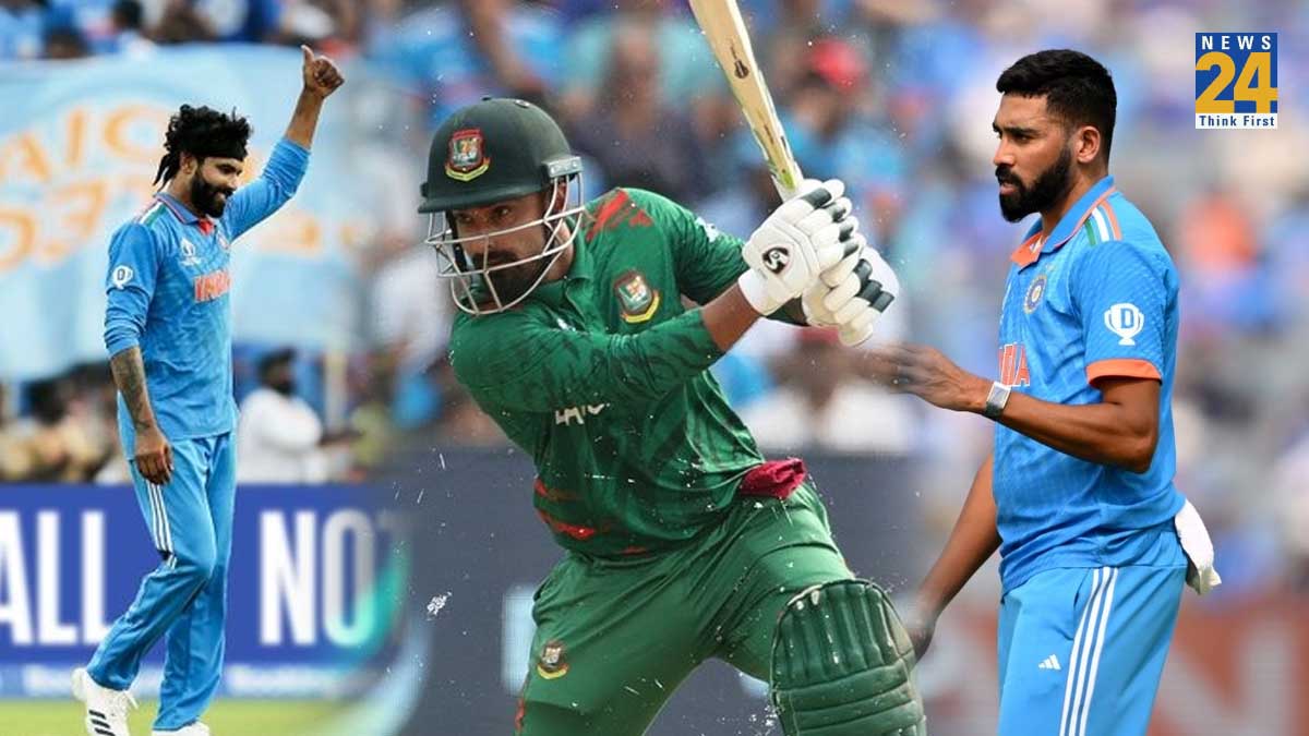 India got target of 246 IND vs BAN ODI World Cup 2023