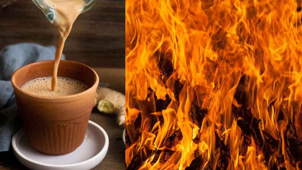 बहू चाय देने में लेट हुई, नाराज ससुर ने खुद पर पेट्रोल छिड़का और आग लगाई, मौके पर दम तोड़ा