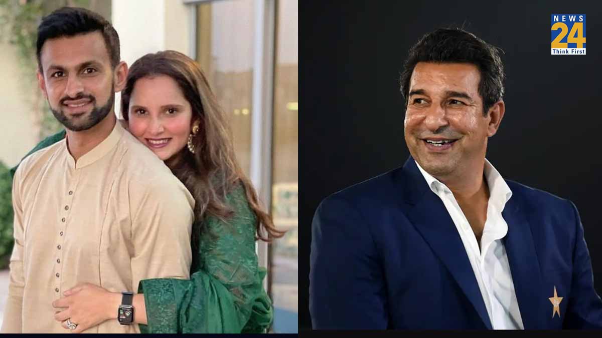 Wasim Akram, Shoaib Malik, Sania Mirza