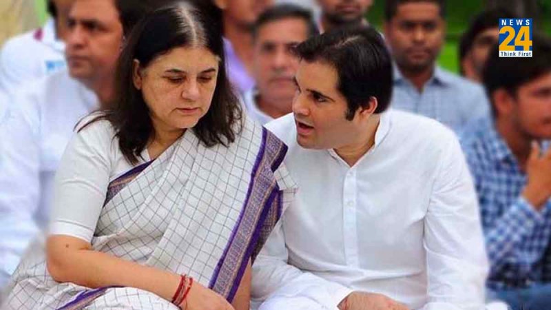 Varun Gandhi, Maneka Gandhi