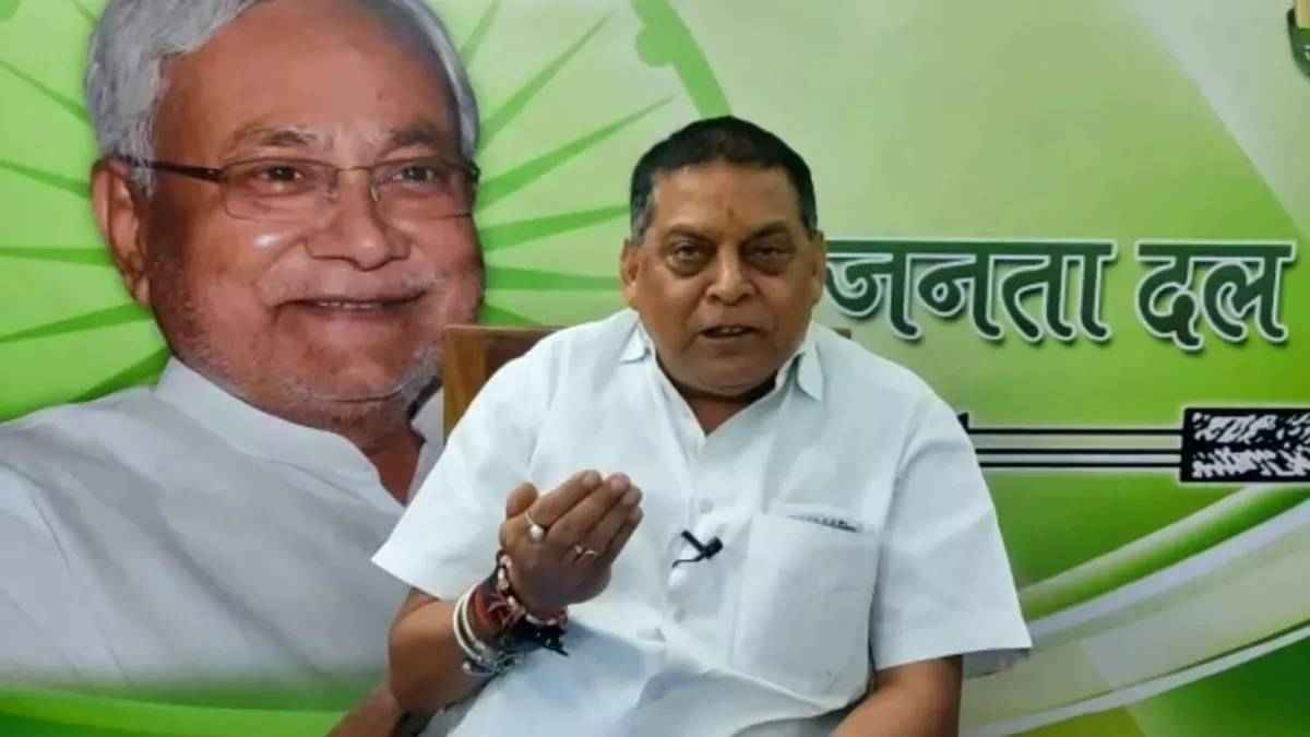 jdu leader neeraj kumar sharing mahatma gandhi picture and targeted bjp jdu leader neeraj kumar sharing mahatma gandhi picture and targeted bjp