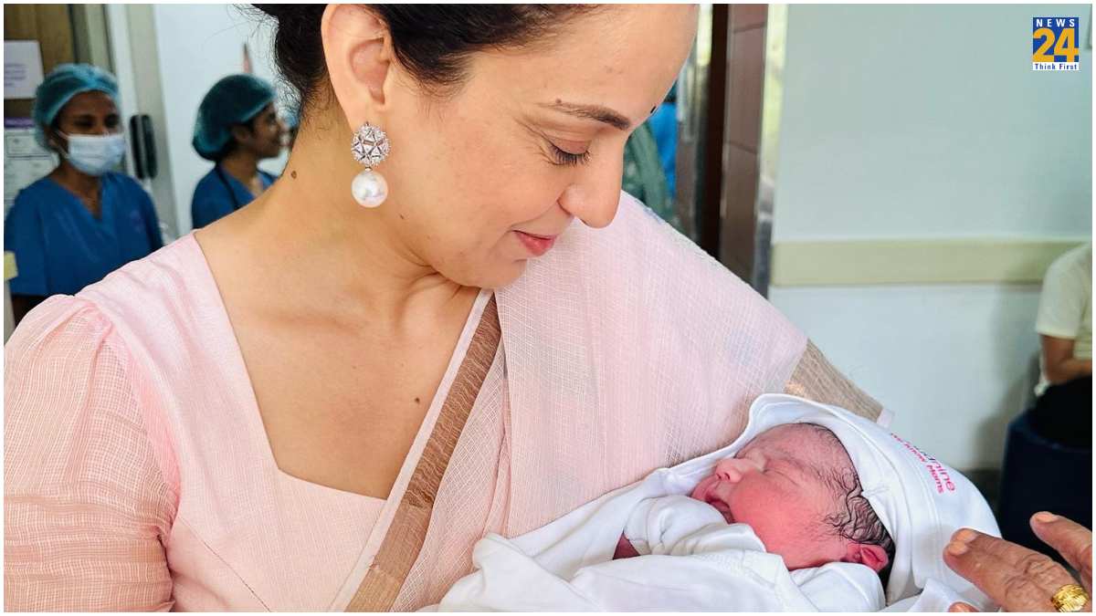 Kangana Ranaut Share New Born Baby Photo