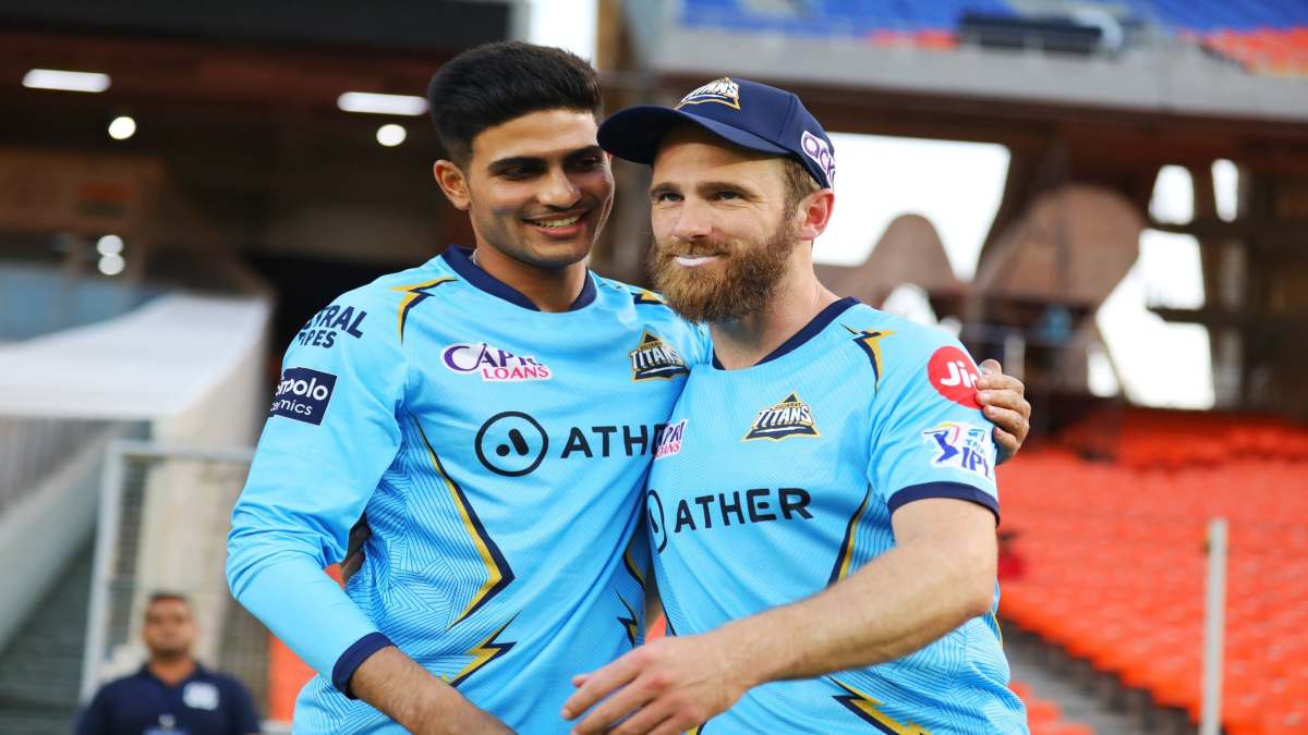 shubman gill with kane williamson