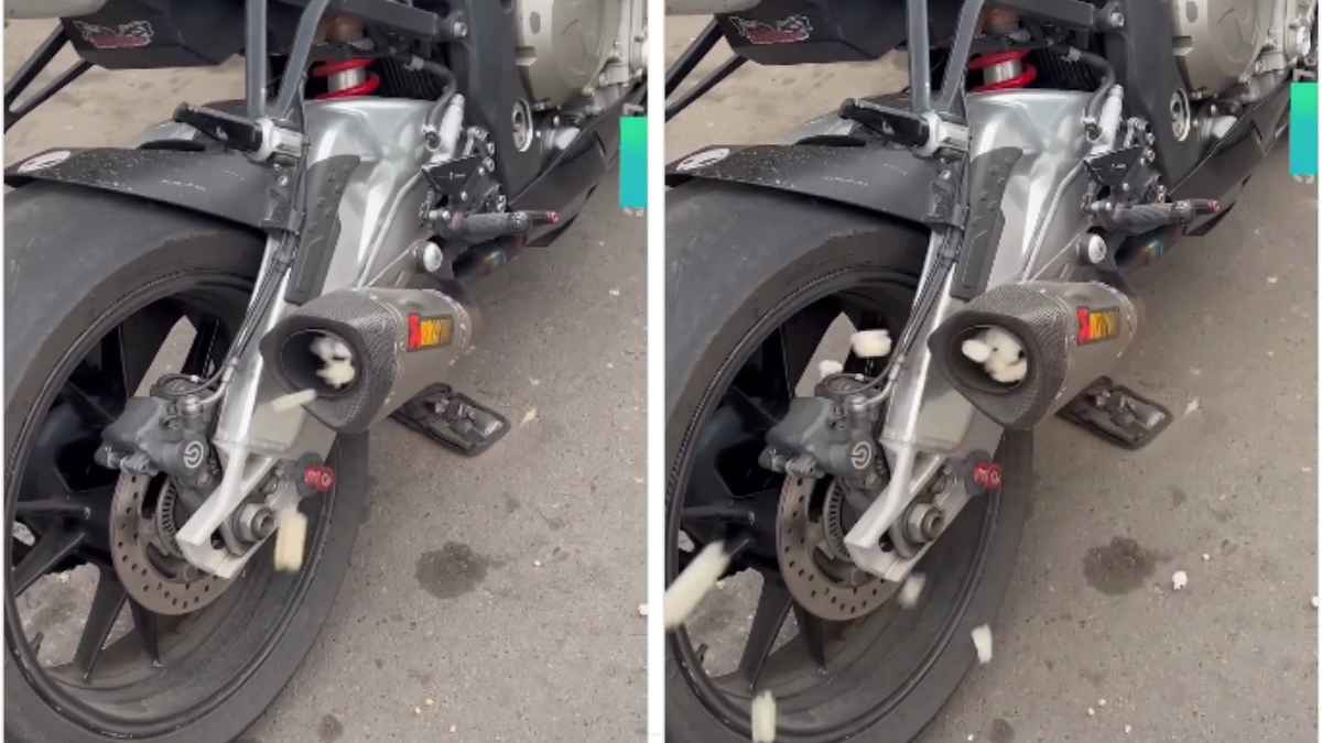 Bike Exhaust में मक्का डालकर बनाए पॉपकॉर्न, Watch Video
